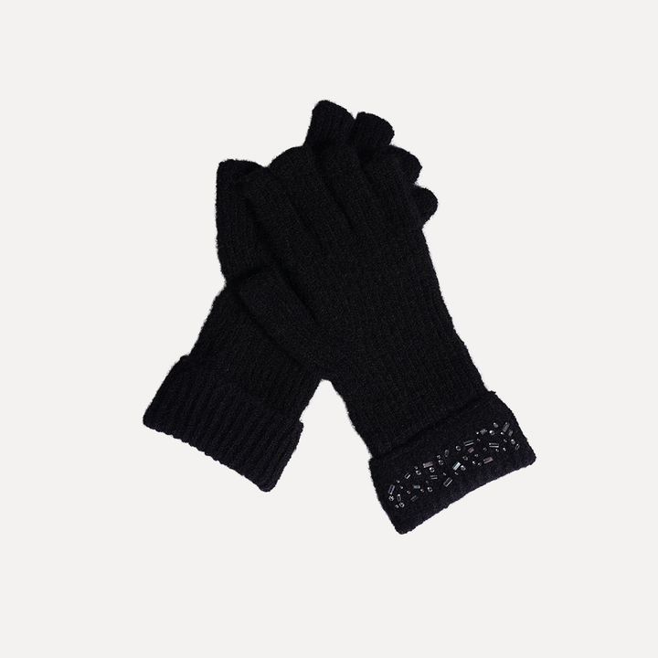 Ted Baker London Women's Black Beanie and Glove Set