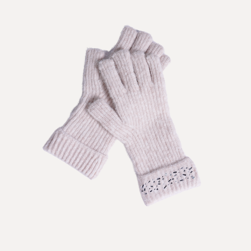 Ted Baker London Women's Ivory Beanie and Glove Set