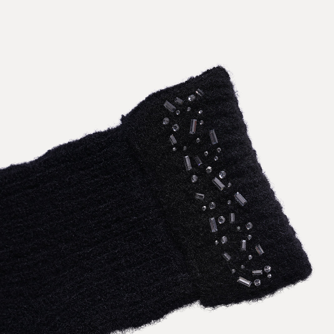 Ted Baker London Women's Black Beanie and Glove Set