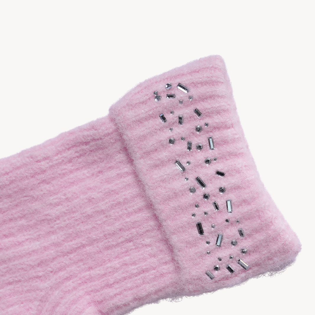 Ted Baker London Women's Pink Beanie and Glove Set