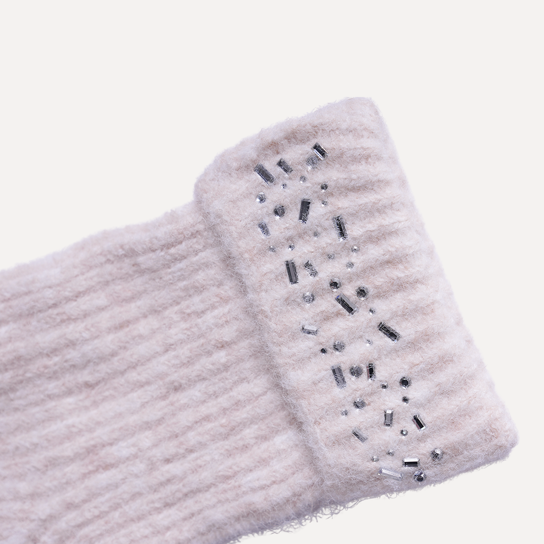 Ted Baker London Women's Ivory Beanie and Glove Set