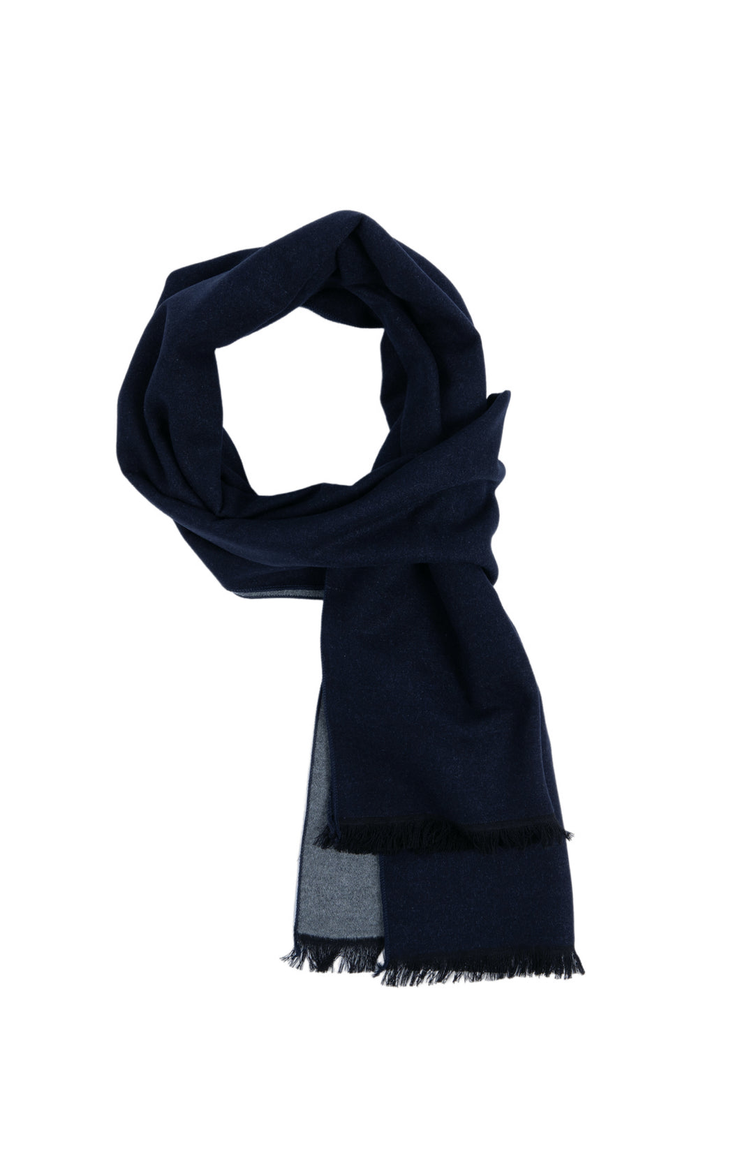 Ted Baker London 100% Silk Navy Reversible Scarf