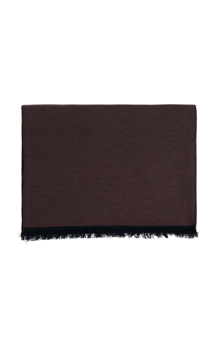 Ted Baker London 100% Silk Brown Reversible Scarf