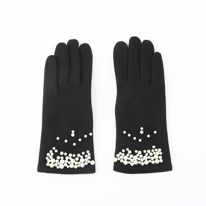 Ted Baker London Women's Embellished Black Gloves