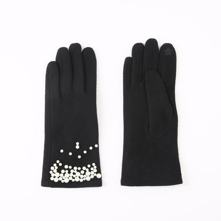 Ted Baker London Women's Embellished Black Gloves