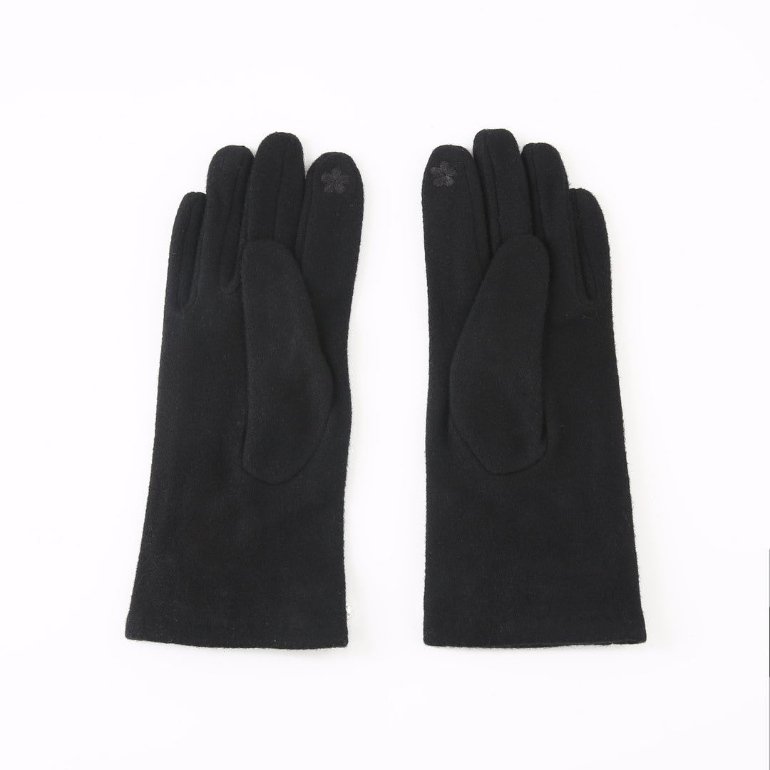 Ted Baker London Women's Embellished Black Gloves