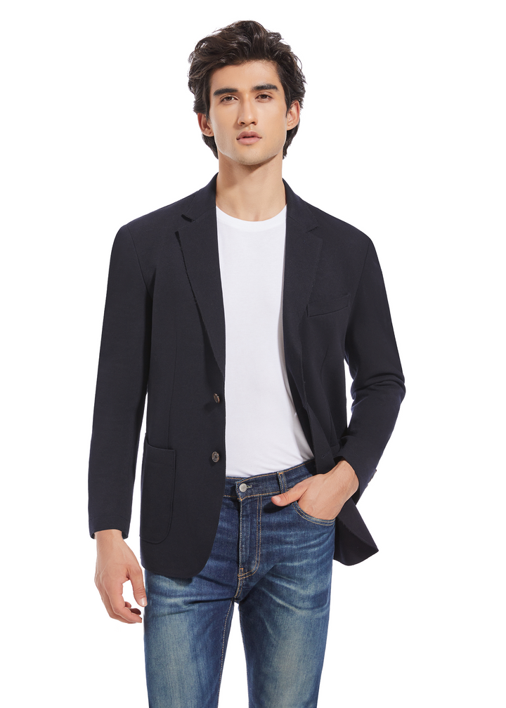 Lucky Brand Black Knit Jacket