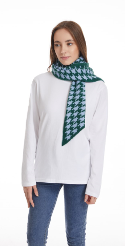 ROFFE HOUNDSTOOTH SCARF