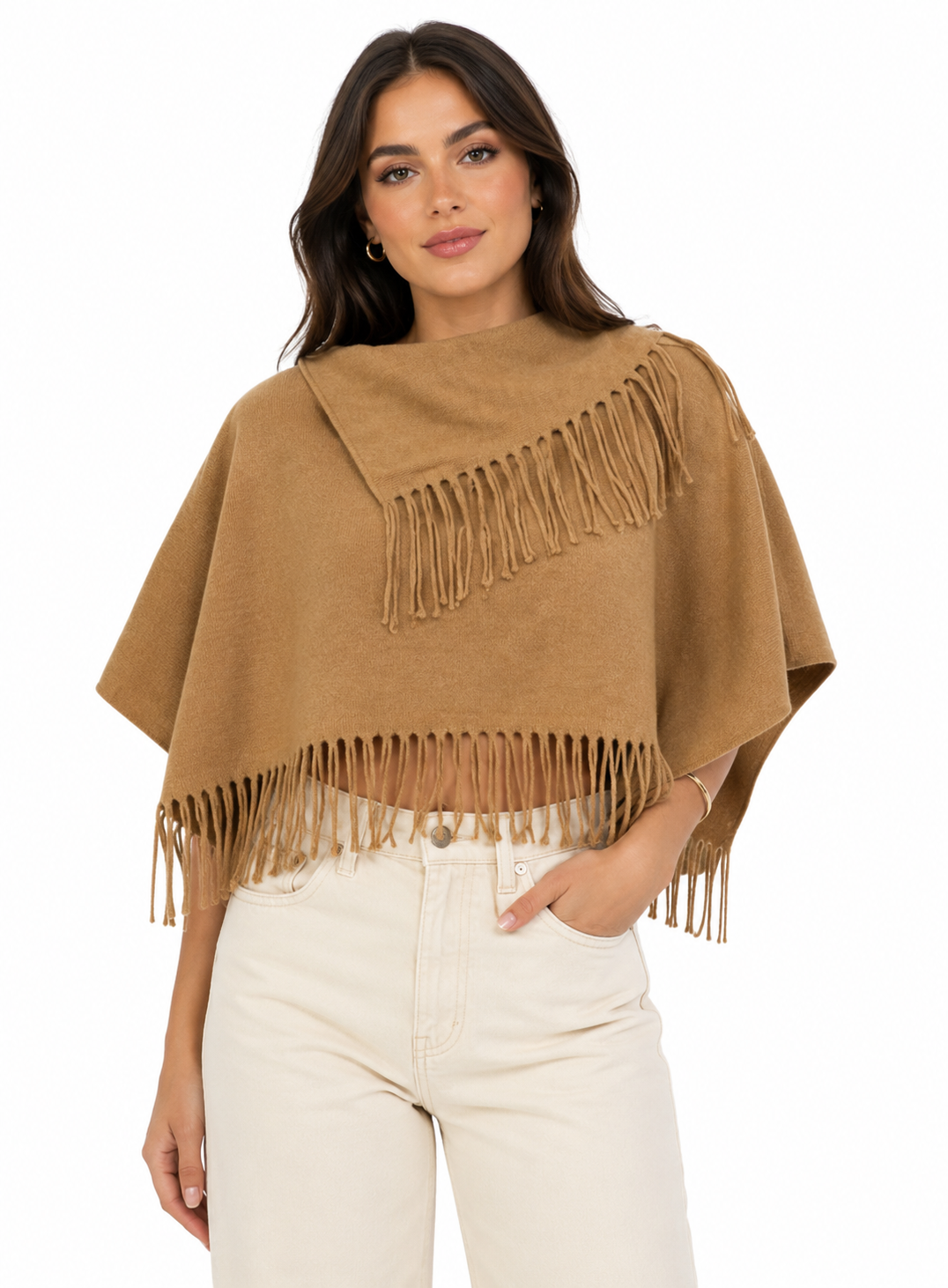 Roffe Fringe Poncho
