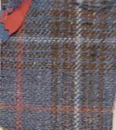 Hechter Paris Blue Plaid Silk &amp; Wool Sportcoat