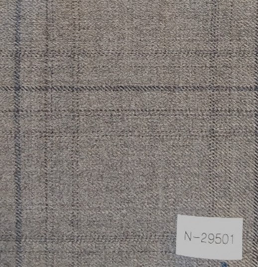 Hechter Paris Grey Plaid 100% Wool Sport Coat