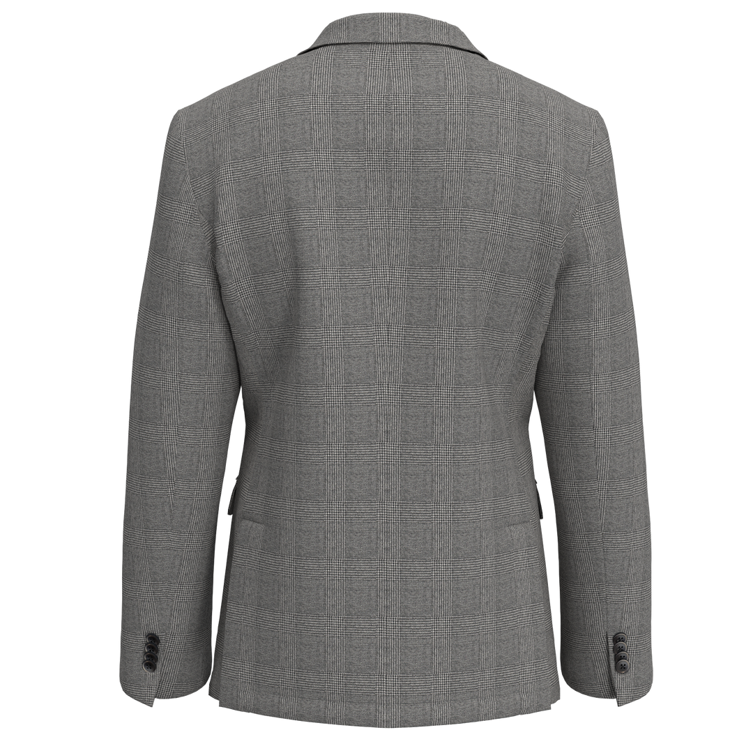 Hechter Paris Glen Plaid 100% Wool Sport Coat