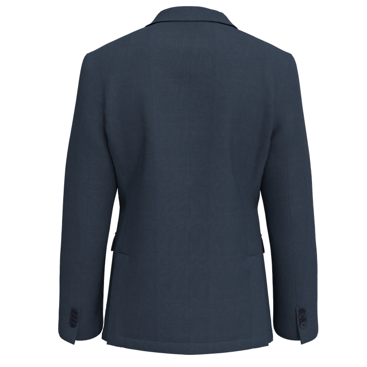 Hechter Paris Blue Textured Wool Blend Sport Coat
