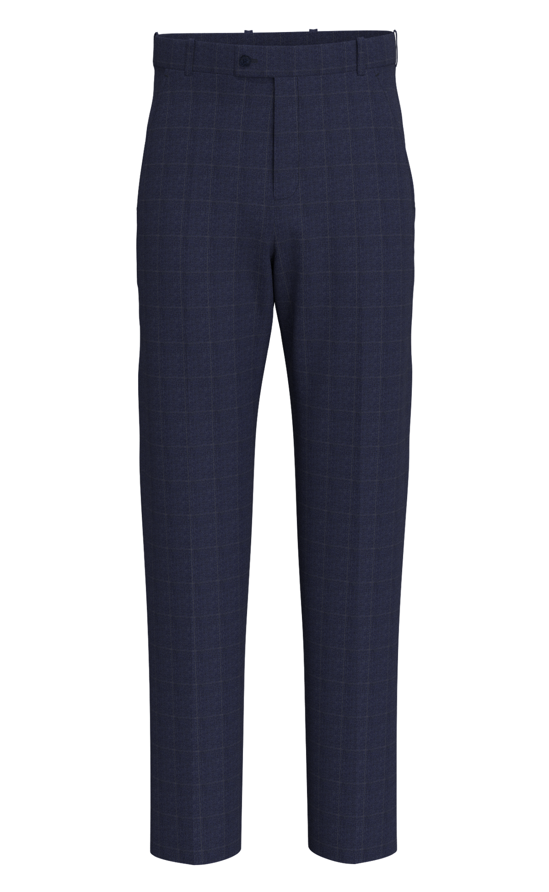 Hechter Paris Navy Textured Windowpane Wool Blend Sport Coat