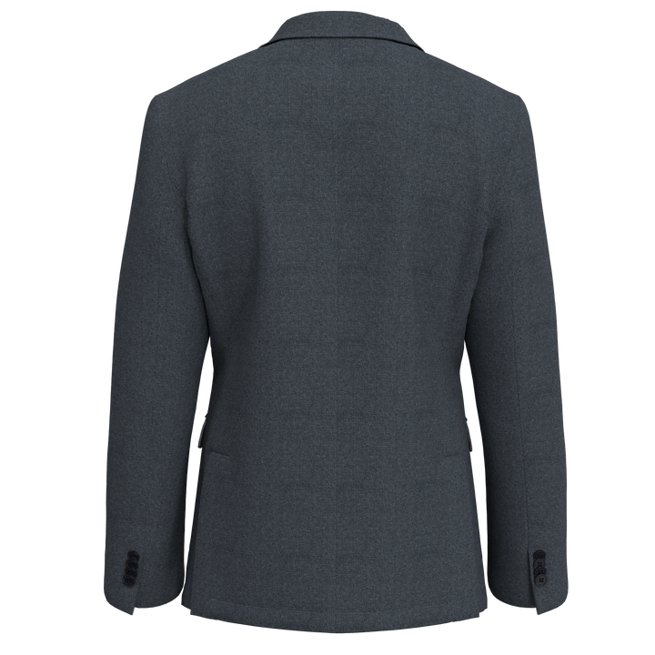 Hechter Paris Blue Herringbone Wool Blend Sport Coat