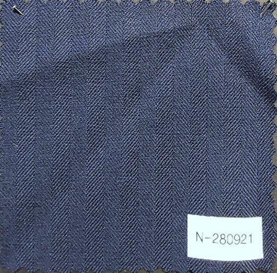 Hechter Paris Blue Herringbone Wool Blend Sport Coat