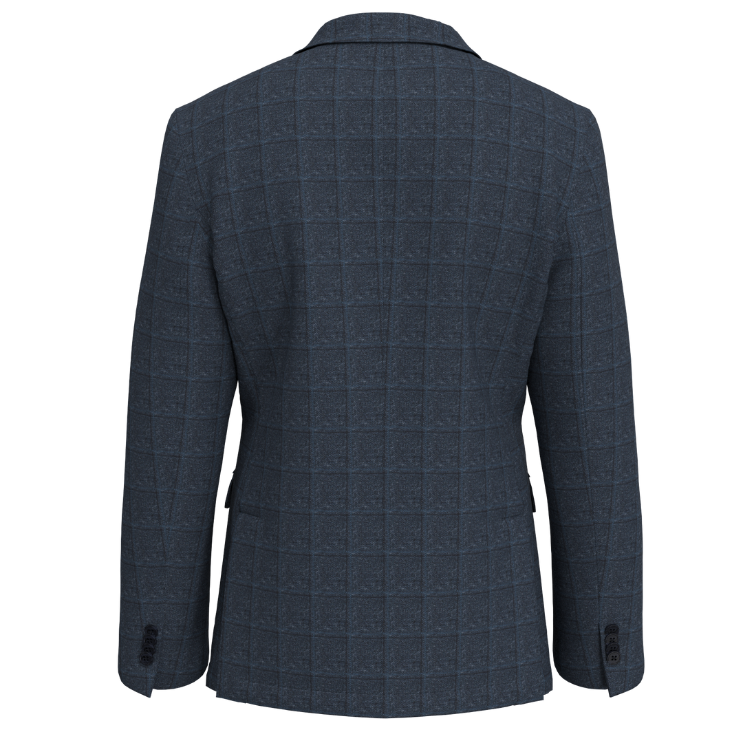Hechter Paris Navy Plaid Sportcoat
