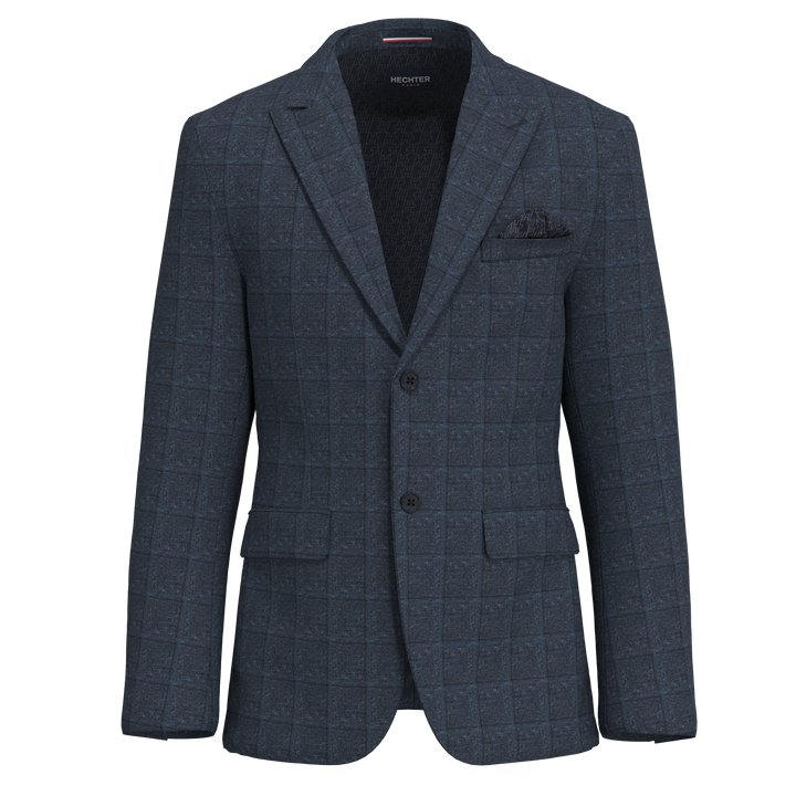 Hechter Paris Navy Plaid Sportcoat