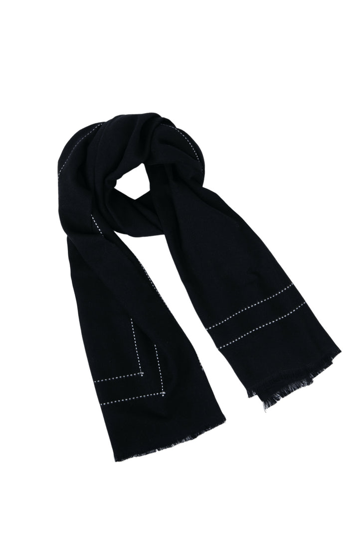 Ted Baker London Black Pattern Scarf