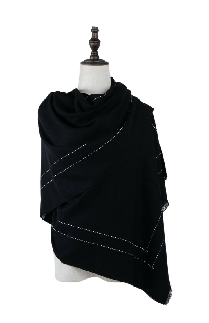 Ted Baker London Black Pattern Scarf