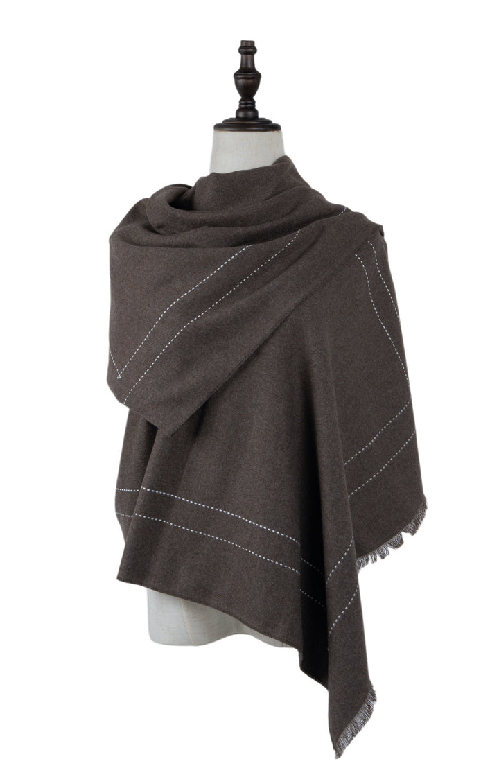 Ted Baker London Brown Pattern Scarf