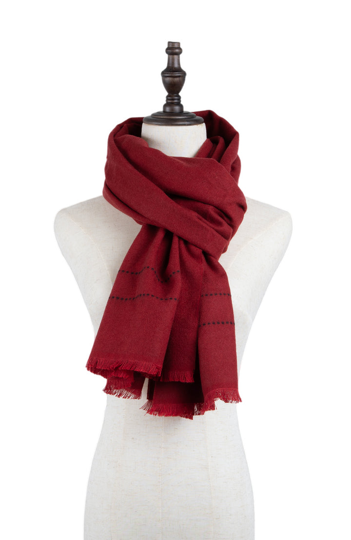 Ted Baker London Red Pattern Scarf