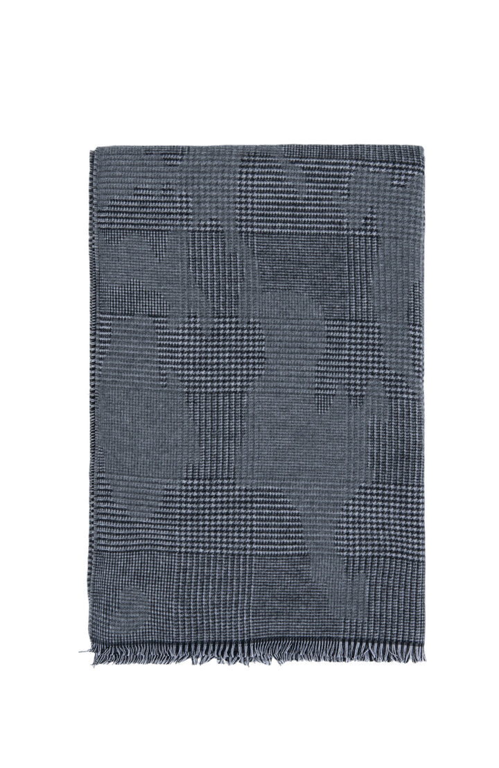 Ted Baker London Grey Plaid Scarf