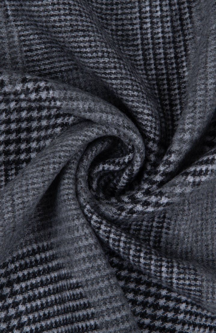 Ted Baker London Grey Plaid Scarf