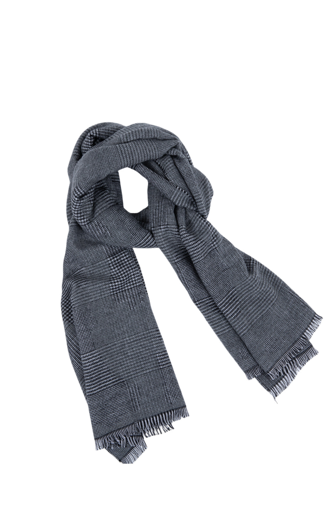 Ted Baker London Grey Plaid Scarf