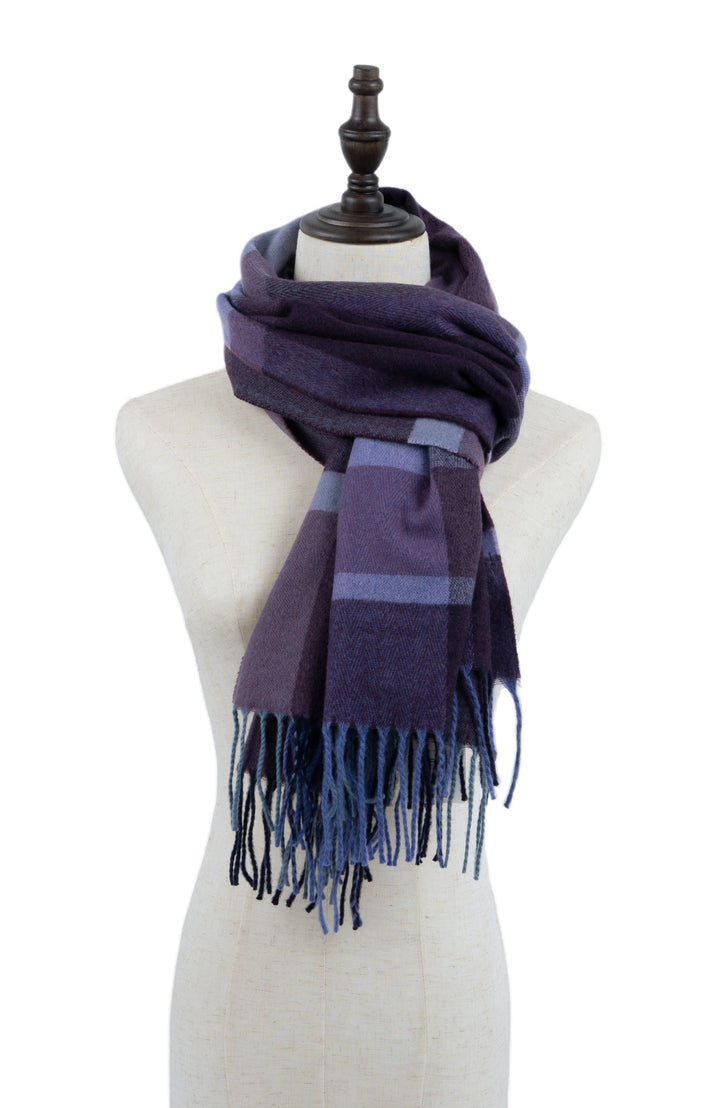 Ted Baker London Purple Plaid Scarf