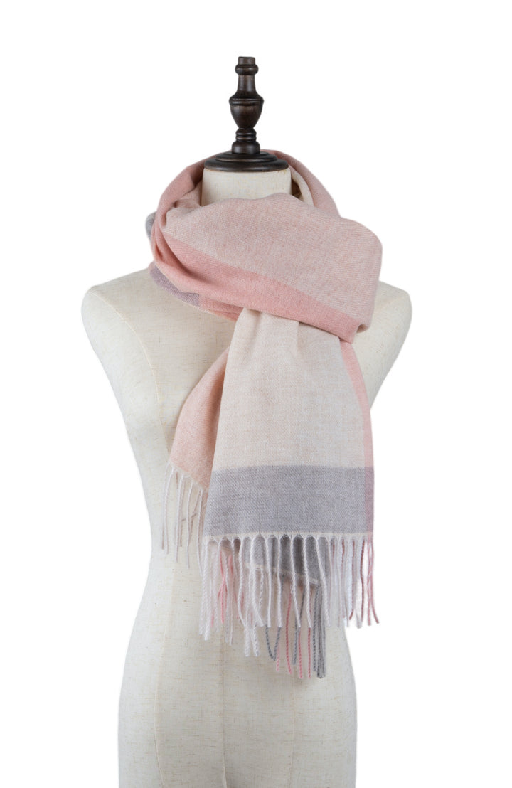 Ted Baker London Pink Plaid Scarf