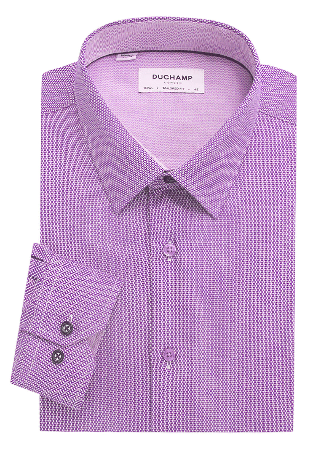 duchamp tailored fit dress shirt Duchamp Shirts | Men's Dress Shirt, Duchamp, L 16.5 /42, Blue & White, Nwt | Color: Blue/White | Size: L 16.5/42