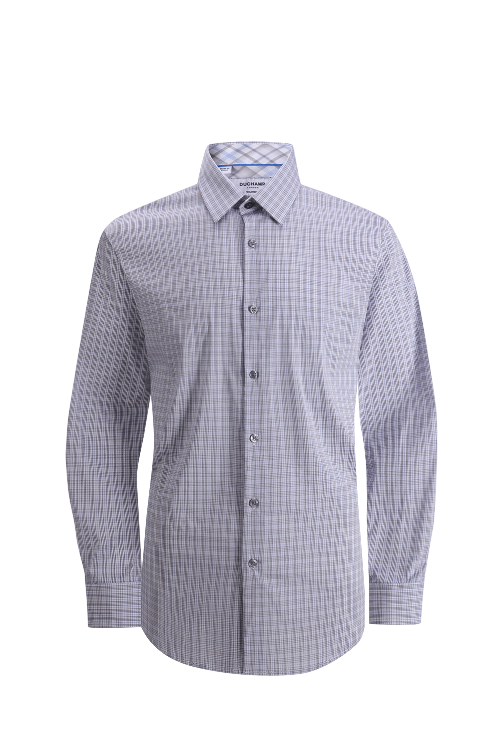 Duchamp London Black Check Dress Shirt