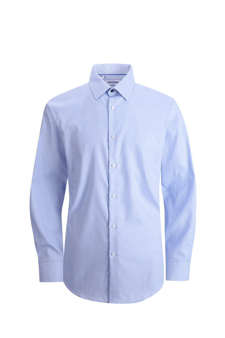 Duchamp Micro Check Dress Shirt