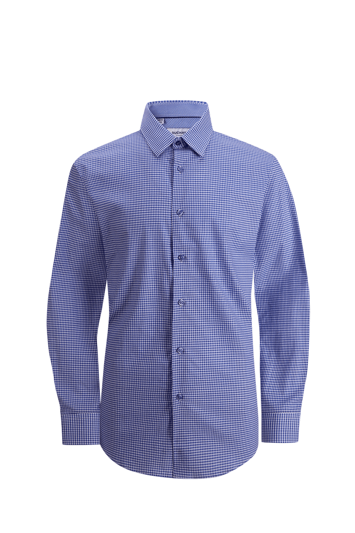 Duchamp London Fancy Checked Dress Shirt