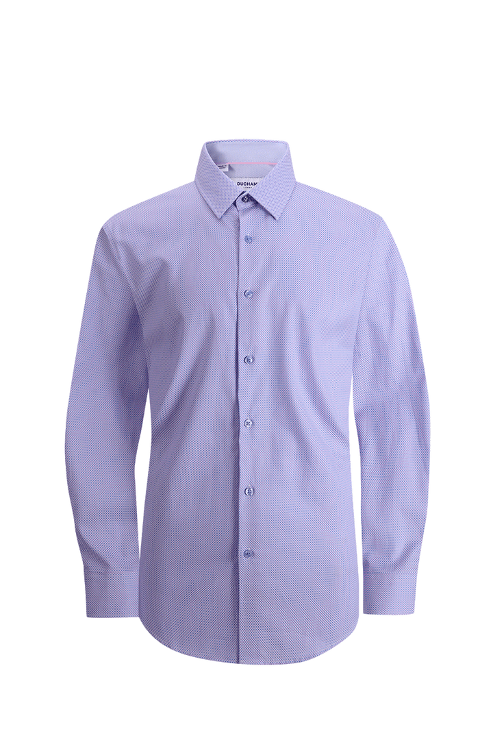 Duchamp London Textured Dot Dress Shirt