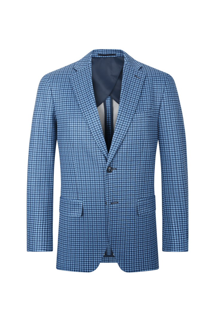 Hechter Paris Navy Plaid Sport Coat