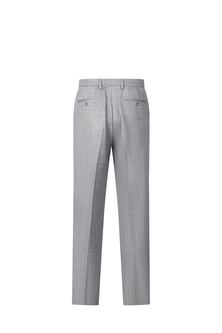 Hechter Paris Grey Textured Solid Suit