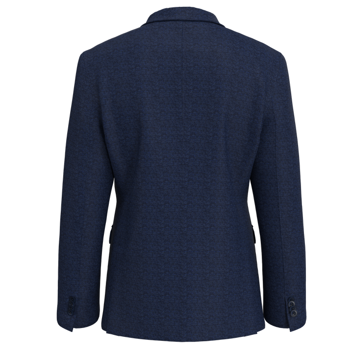 Duchamp London Textured Navy Knit Sport Coat