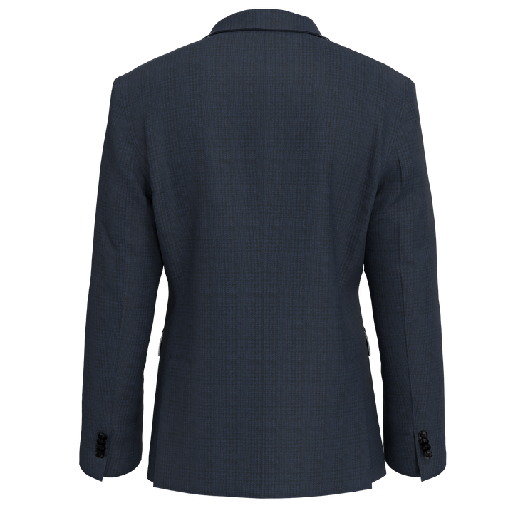 Geoffrey Beene Blue Plaid Sport Coat
