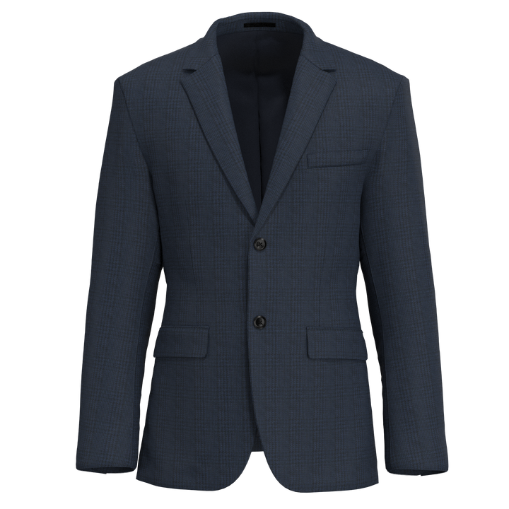 Geoffrey Beene Blue Plaid Sport Coat