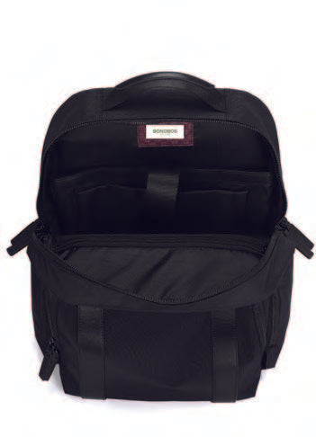 Bonobos Ballistic Nylon Black Backpack