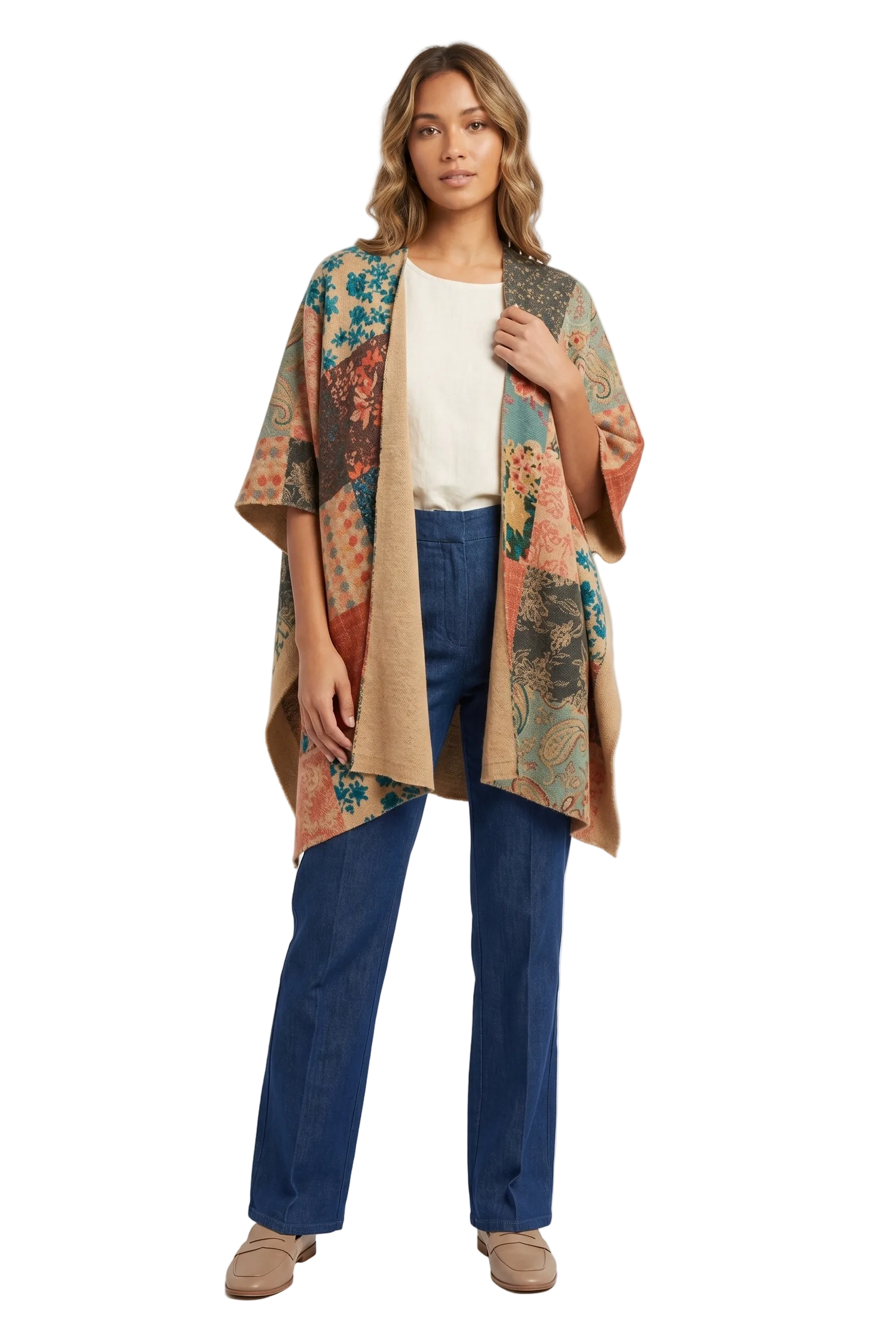 Patchwork Knit Kimono – SHOP ROFFE