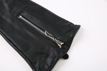 Ted Baker London Women's Long Black Leather Glove