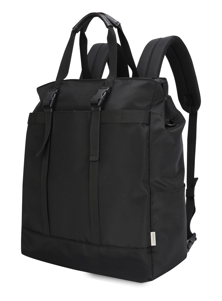 Bonobos Cream Label Ripstop Nylon Black Backpack & Tote