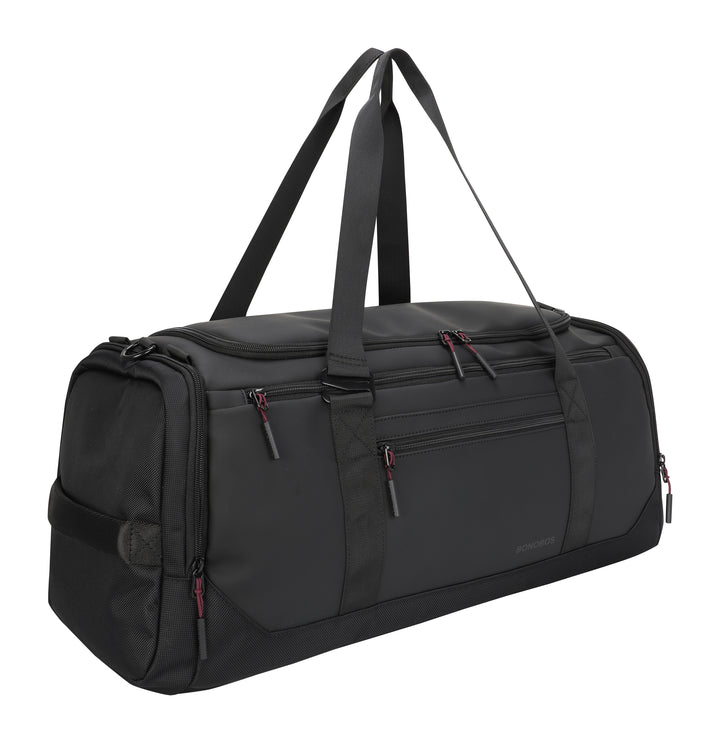Bonobos Cream Label Rubberized Black Duffel Bag