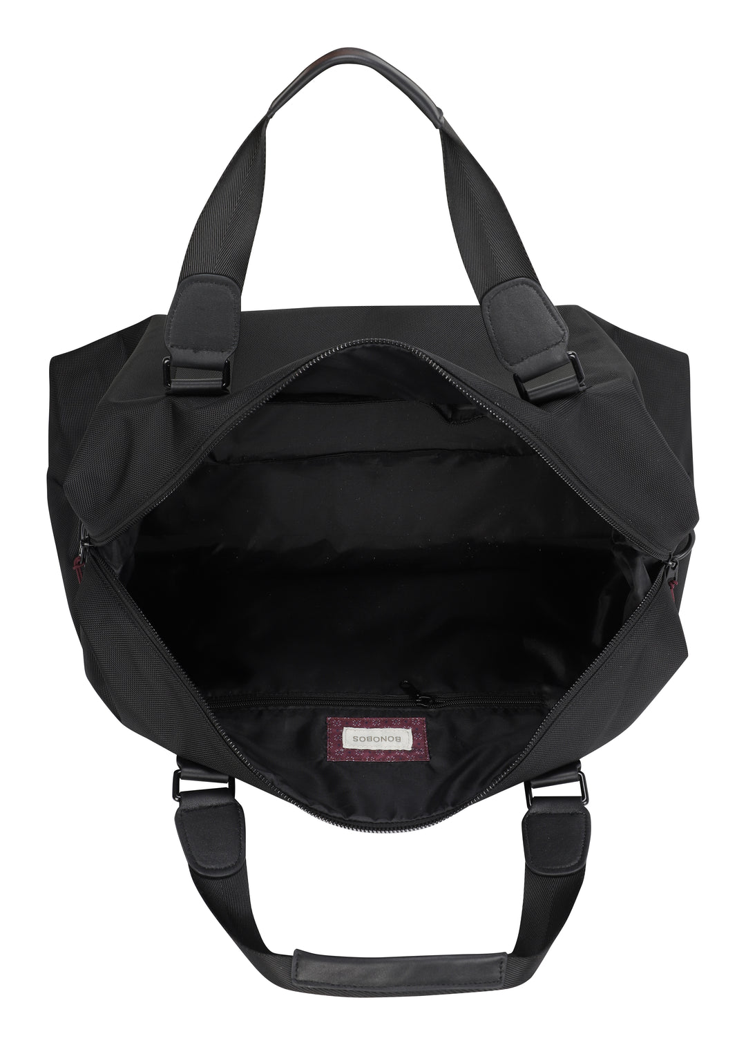 Bonobos Cream Label Ballistic Nylon Black Duffel Bag