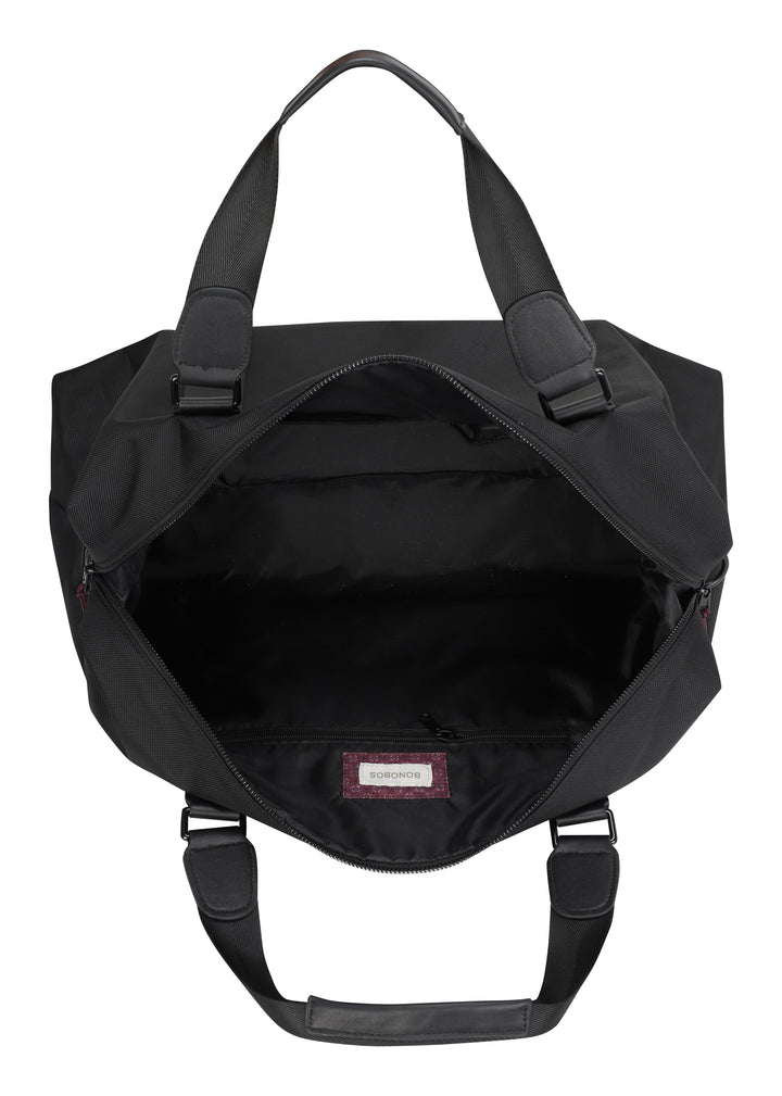 Bonobos Cream Label Ballistic Nylon Black Duffel Bag