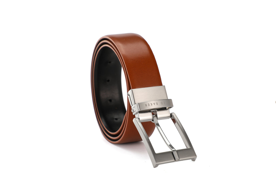 Ted Baker London Brown Reversible Leather Belt