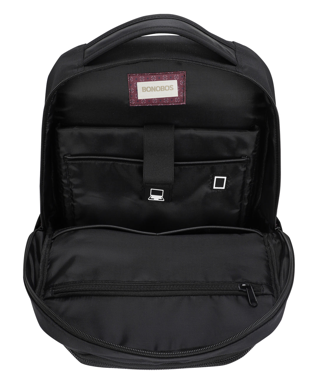 Bonobos Cream Label Ripstop Nylon Black Backpack
